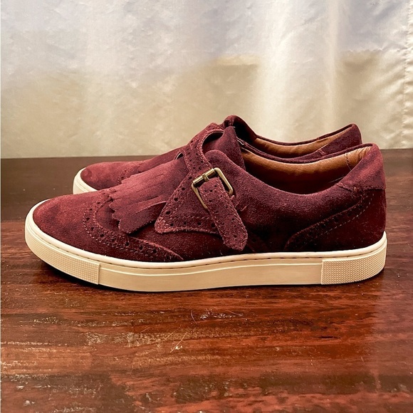 Frye Gemma Kiltie suede loafers size 7.5 - Picture 2 of 9